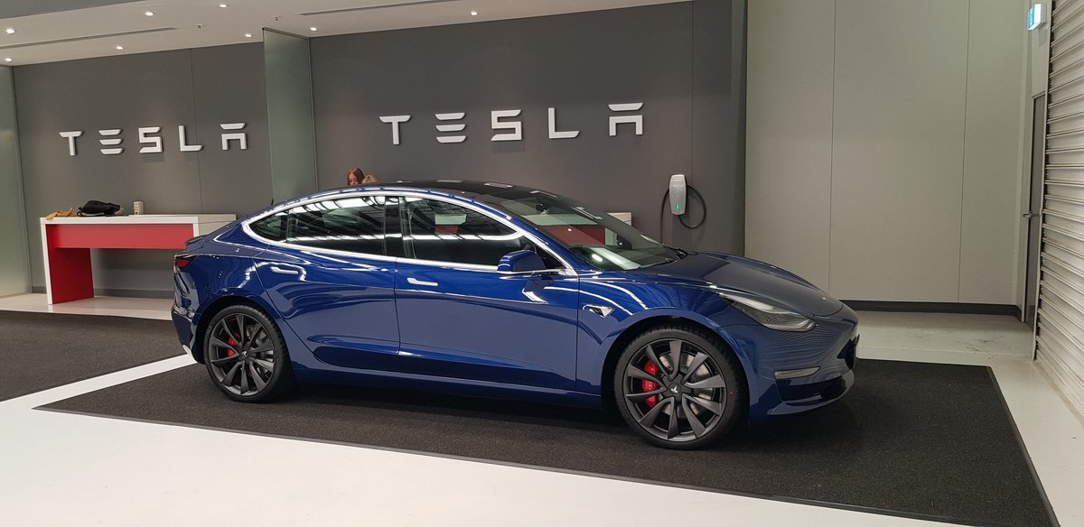 carl_kynaston's tweet image. Finally took delivery of this stunning car today after reserving in Feb 2018. Thanks for all your great information @_TeslaTom . Another referral completed mate. Apologies @TeslaGong , ended up collecting in Sydney and not deliver to Canberra. Love this car! #model3au