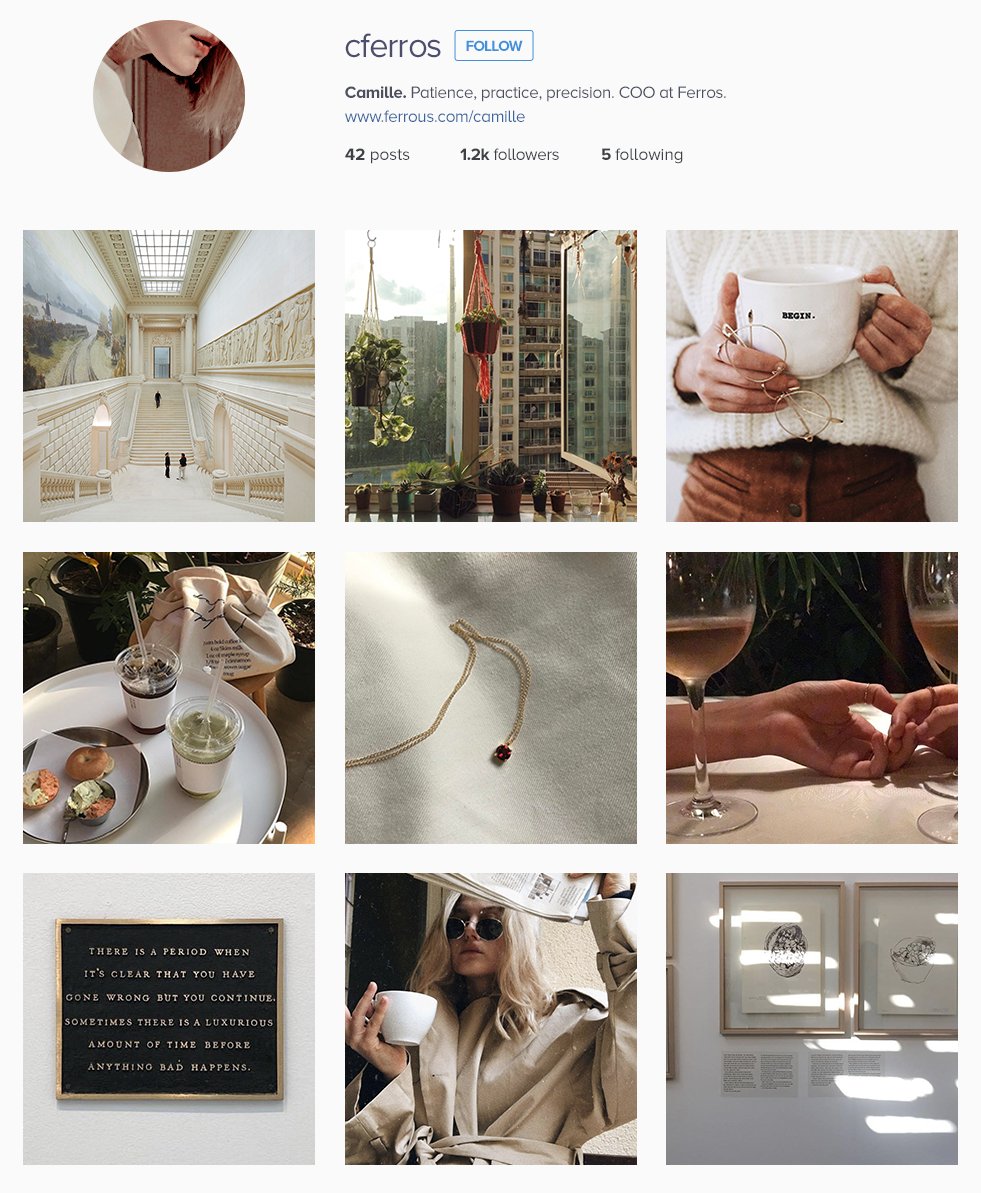 deathdevoted's tweet image. [ i did a fake ig page for modern au camille about a year ago