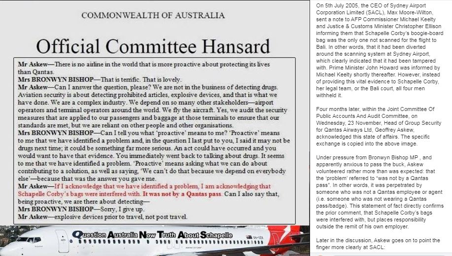 truthoverlies13's tweet image. Bronwyn Bishop knew Schapelle was innocent as did the chief of security @Qantas The complete Senate report can be viewed in the Expendable Project Library: expendable.tv #auspol #LNP