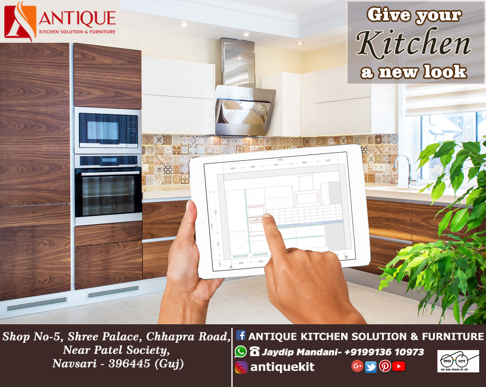 SolutionAntique's tweet photo. In this modern world, the first thing that should be modern is "The Kitchen"- The most important part of everyday life.

Visit:-
Shop No 5, Shree Place, Chapra Road, Near Patel Society, Navsari - 396445 (Gujarat)
Contact Number: 9913610973

#Modularkitchen #Kitchens https://t.co/TI1UXGWRYs