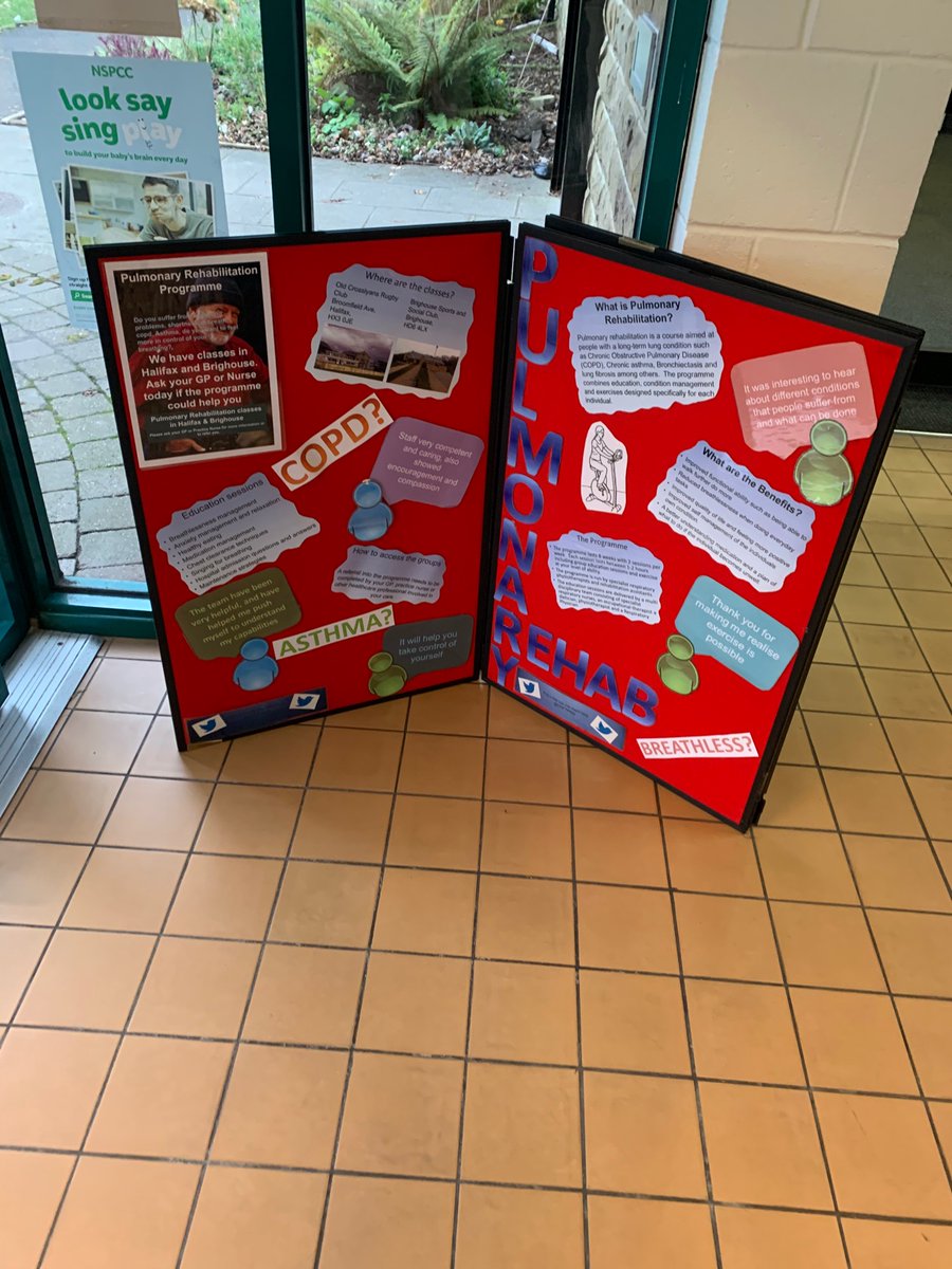 CHFTPRG's tweet photo. Our Pulmonary Rehabilitation board is on the move again around Calderdale 🚗💨 have you spotted it yet?! @CHFTNHS @CHFTPRG #SpotTheBoard #whereyouat👀 #PRGPromoting #PRGProud https://t.co/23Lnq3wIBu