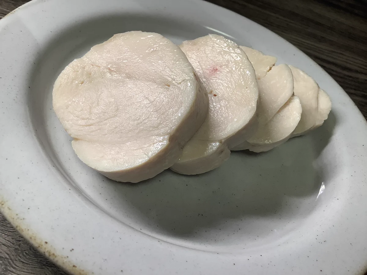 本当にムネ肉！？しっとり鶏ハムができました！！コツは絶対に沸騰させないこと！
