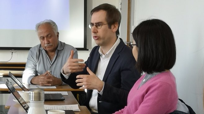 MYBISA's tweet image. Interesting post-presentation discussion on interviewing research participants where the subject is highly emotive. The conversation has centred around empathy and language #researchtechniques #emotionsworkshop2019 @BISAWG_Emotions