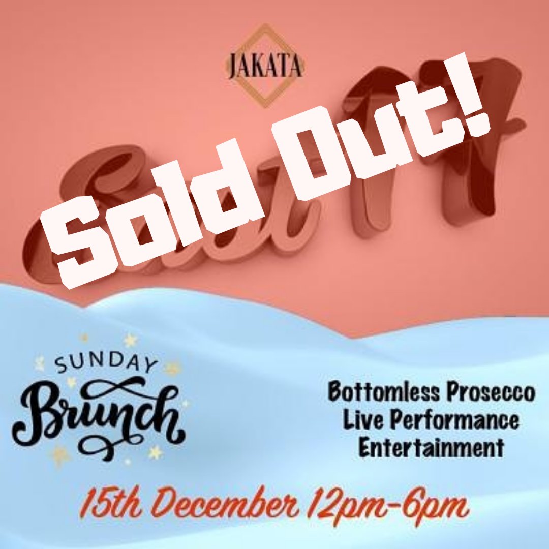 Who's excited for Sunday? 

We launch #JakataBrunchSessions  sessions with <a href="/officialeast17/">East 17</a> 🎉🥂🍽