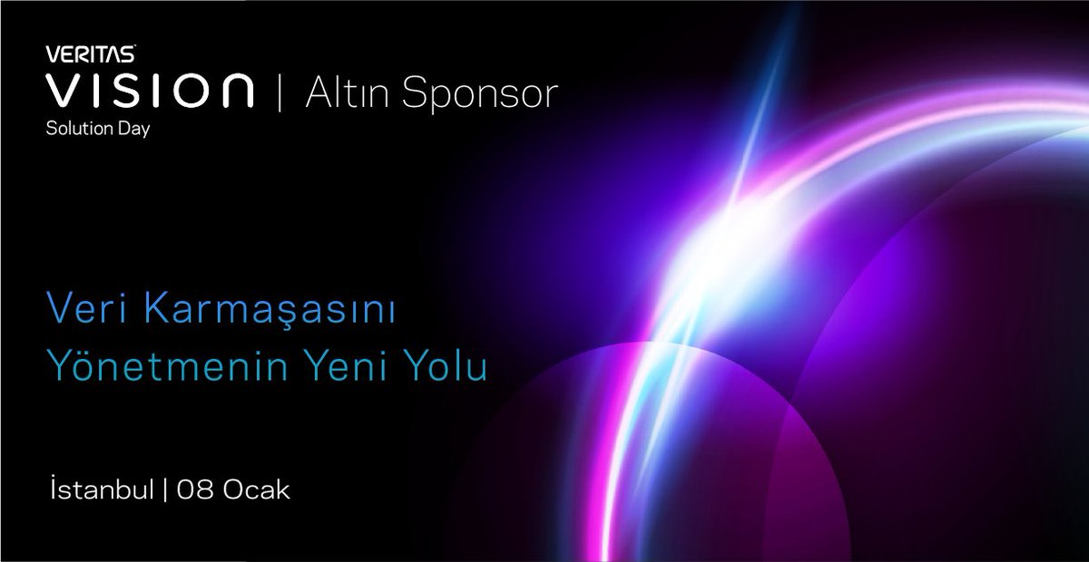 8 Ocak’ta sponsor olduğumuz #VtasVision İstanbul etkinliğinde bize katılın, veri yönetimi güçlüklerinde sizi nasıl destekleyebileceğimizi öğrenin. Ayrıntılar burada → TIKLAYINIZ:

web.cvent.com/event/9832f737…