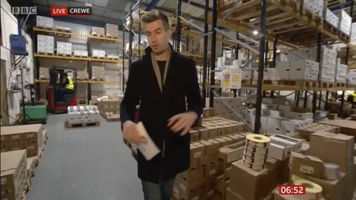 BenThompsonTV's tweet photo. For the last stop of our @BBCBreakfast election roadtrip, we’re in Crewe asking what business wants from the election in the last few days of campaigning. Throughout this round-Britain tour I’ve heard the same thing over and over again: ‘give us clarity to get on with our jobs’ https://t.co/1nHGk4haol
