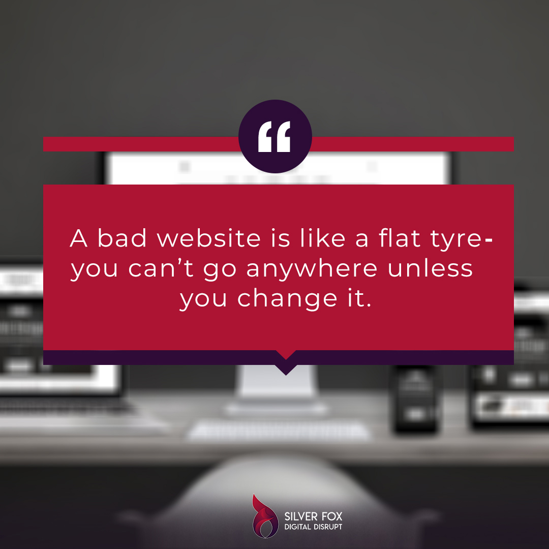 SilverFoxDisrup's tweet image. Don't get stuck on your bad website. Let us create a website that you'll never want to change. Visit Silver Fox today for more information on our digital marketing and design services.  012 030 1169/087 701 9479 lnkd.in/eZpJ25A