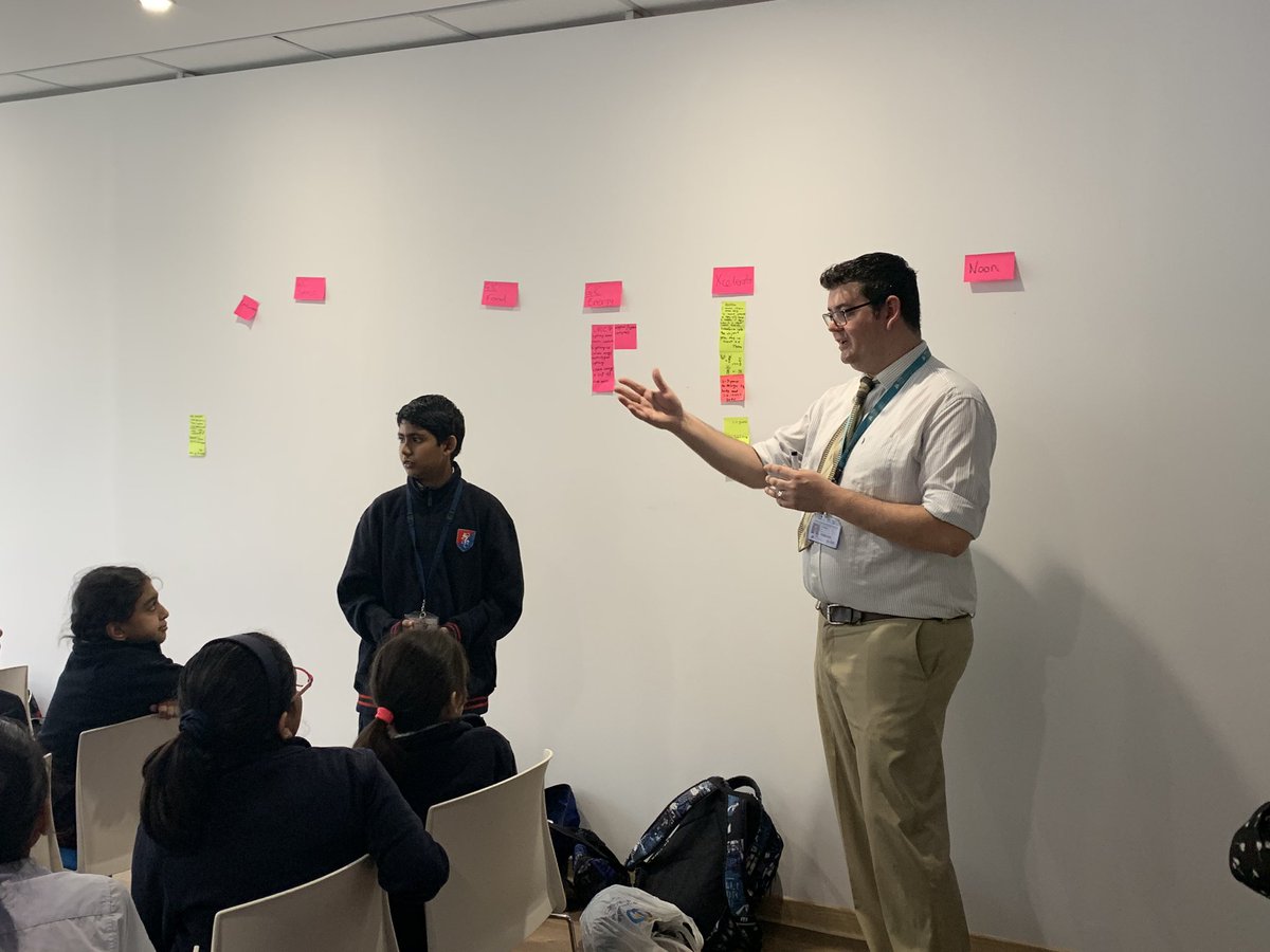 GFSinnovation's tweet photo. GFS students engaging in idea generation workshop for the Global Innovation Competition #GFS #GIC #Gemsx @GemsXonline Thank you to @cecilwmack for coming to support! https://t.co/dggJnC7ndJ