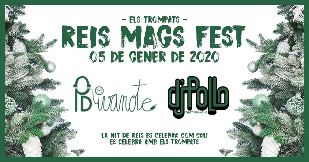elsTrompats's tweet photo. Si la Nit de Reis diuen que és la nit més màgica de l’any, els Trompats farem tot el possible perquè així sigui, i de quina manera ho podem fer? 🤔 Amb la 2a edició de la Reis Mags Fest!

https://t.co/gpp5CnOrEC

T’hi esperem amb moltes sorpreses🙌🏼

#palafrugell #elstrompats https://t.co/C0s1KumIXU