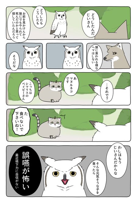 あの動物漫画に新しい彼がきました 