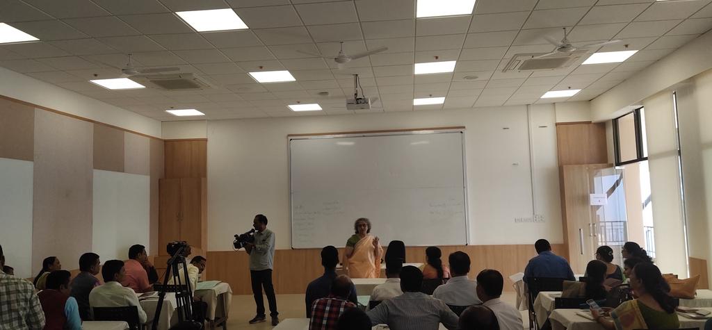 In #NISHTHA Training Dr. Mythili cunducted the nice lecture on School Leadership