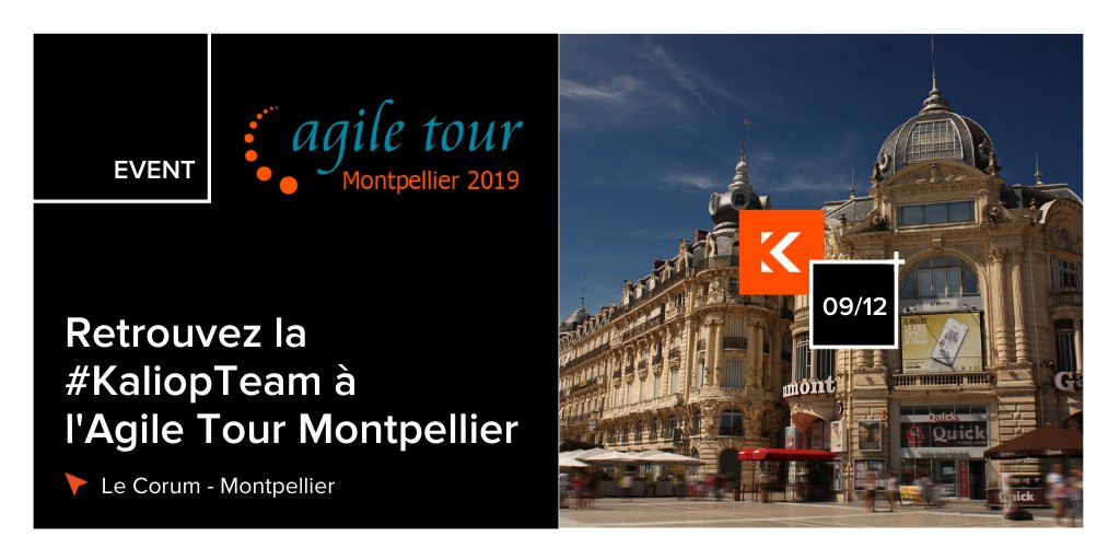 Kaliop's tweet photo. Aujourd'hui, c'est l'#AgileTourMontpellier : retrouvez Grégoire Meridjen, consultant en stratégie #digitiale et #UX à 10h40 pour sa conférence sur le #DesignSprint.
En savoir plus : https://t.co/MhnO2KrkOU
#Agile #Digital #AgileTour #Scrum #ATMTP https://t.co/YvIEwePhVq