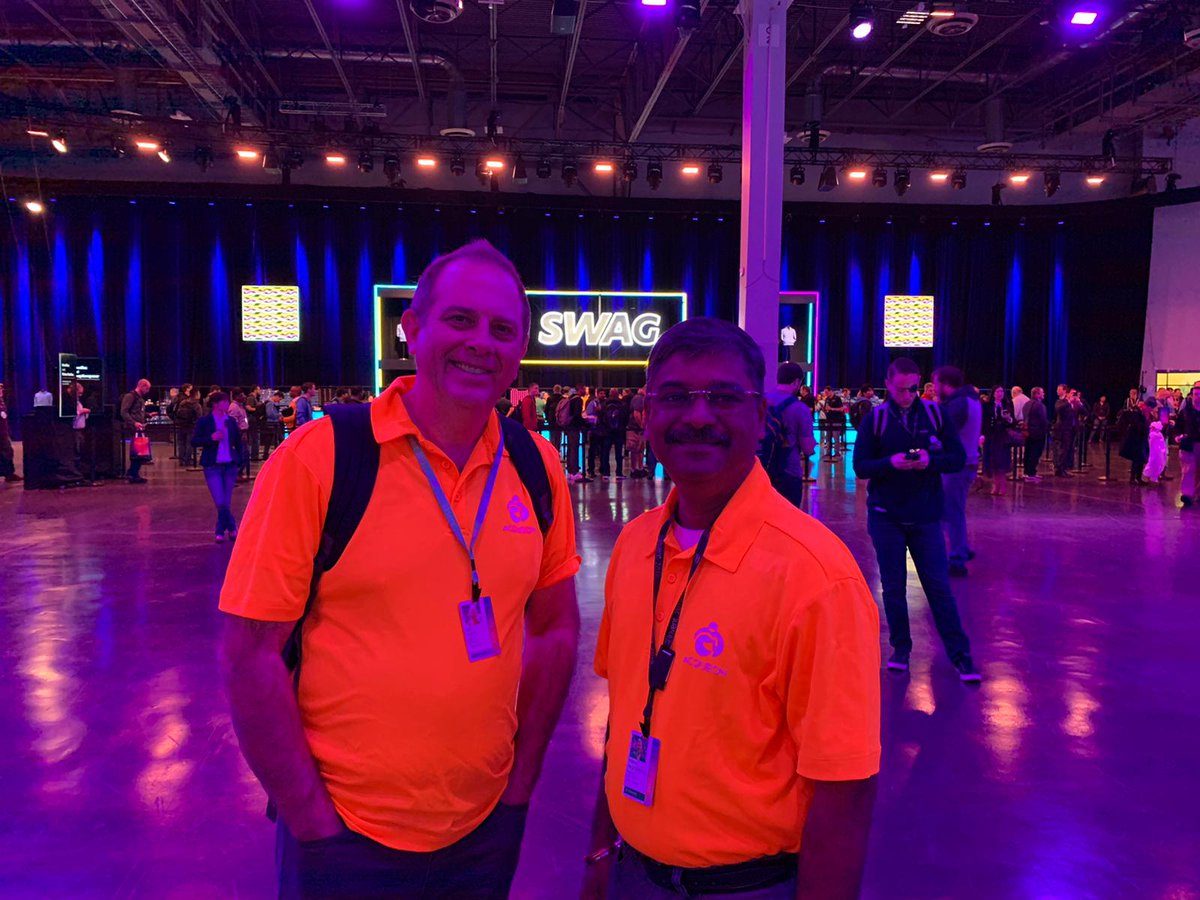 Acqueon's tweet photo. #TBT to what our #cxexperts were up to at the @AWSreinvent summit in Las Vegas.
#Acqueon #awsreinvent2019 #cxforlife #AWSreinvent2019 https://t.co/YaZILQ3ZMV