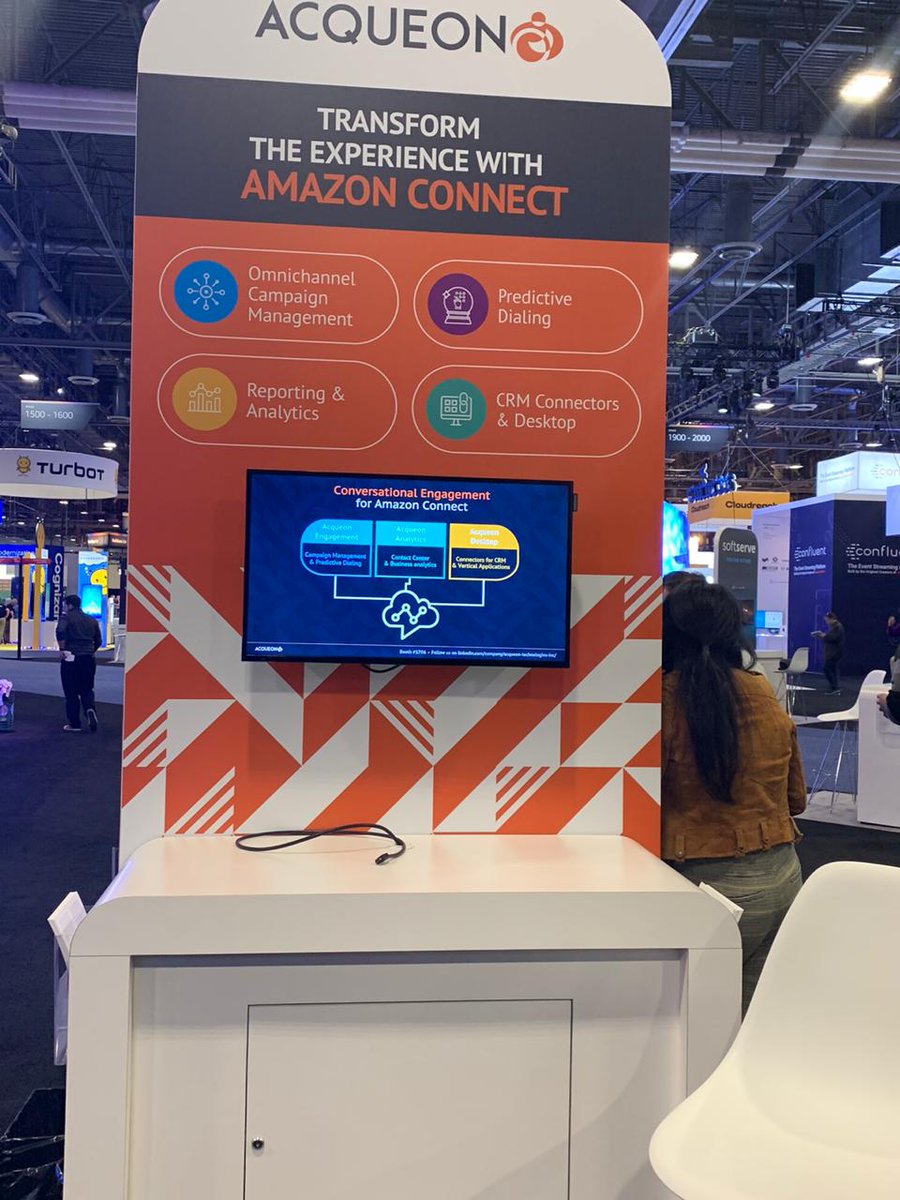 Acqueon's tweet photo. #TBT to what our #cxexperts were up to at the @AWSreinvent summit in Las Vegas.
#Acqueon #awsreinvent2019 #cxforlife #AWSreinvent2019 https://t.co/YaZILQ3ZMV