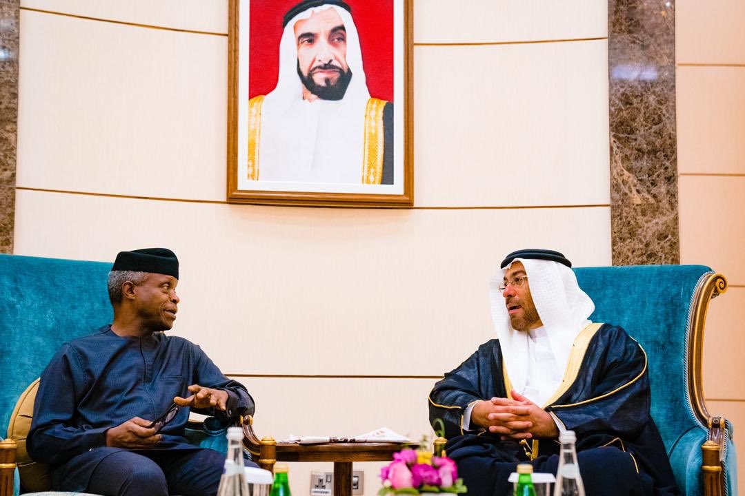 im_afoke's tweet photo. Vice-President Yemi Osinbajo arrives at The Abu Dhabi International Airport ahead of his keynote address at UAE Peace Forum received by H.E. Ahmed Al Sayegh. Minister of State UAE
#VPFireOn https://t.co/jNTISr35iy