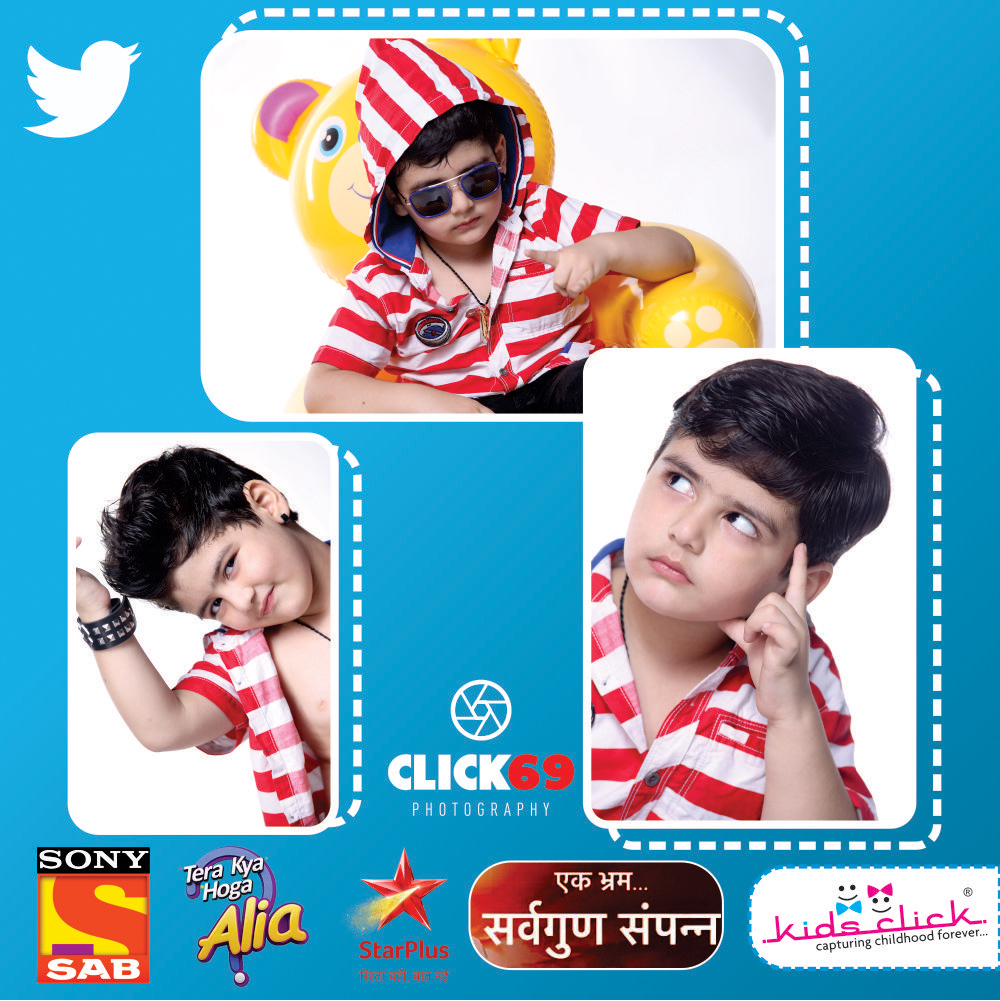 CLICK691's tweet photo. Atharv J johnny starring in #terakyahogaaliyah , got his initial shoot done by us.
#twitter #portfolio #videoportfolio #photographer #photography #twitter #twittermoods #click69 #kidsclick https://t.co/5xF2IQ4wU0