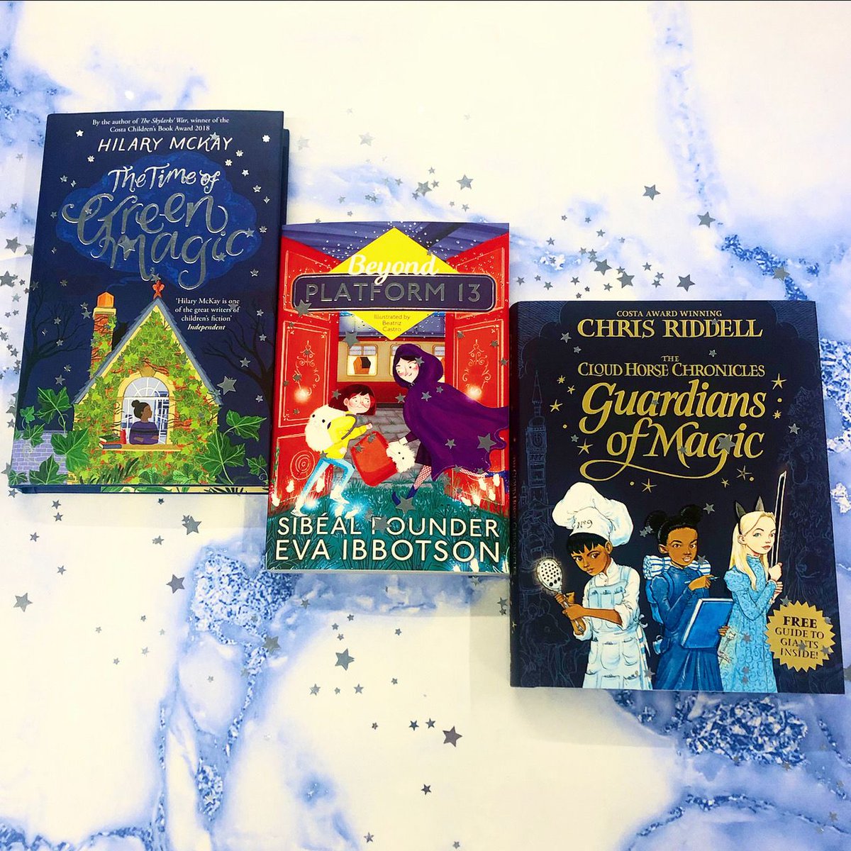 MacmillanKidsUK's tweet photo. **12 Giveaways of Christmas**

Today's giveaway is putting the sparkle back into the festive season with some magical middle grade from @chrisriddell50 @sibealpounder @hilar_mckay

RT and follow before midnight to win!

UK only, ts and cs: https://t.co/nQjwca7YA4 https://t.co/hIY4fzDjFn