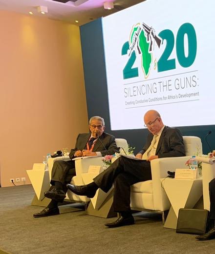STGinAfrica's tweet photo. H.E Amr Moussa of #PanelOfTheWise, speaking at the Silencing the Guns high-level workshop currently underway in #Aswan, Egypt
#WeAreSilencingTheGuns #Peace #Security #Governance #Inclusivity https://t.co/zZnbyZTxYt