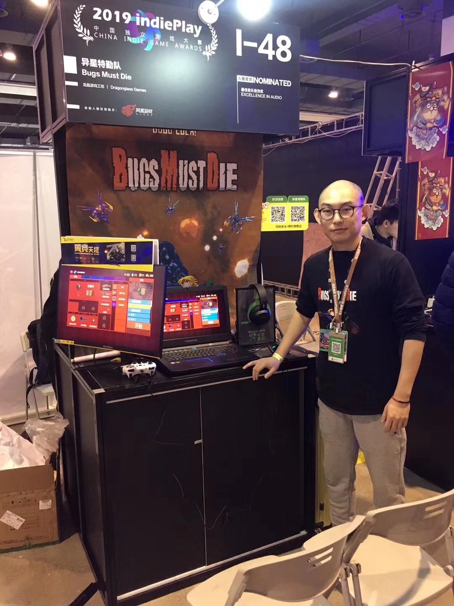 dgGamesWorkshop's tweet photo. #2019WeplayShanghai #indieplay2019 #indiedev #indiegame #screenshotsaturday #RetroGaming
#ExcellenceInAudio
#BugsMustDie
Last weekend ๐
@RazorsEdge_org @DannyDSC1 @Zaxtor99 @SuspiciousDuck5 @retroguygaming @TrevorLentz @PlayJakSayBack @DTAMedia https://t.co/U7zUvGfPbY