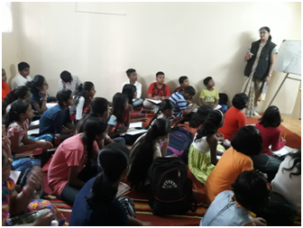 CASPIndia's tweet photo. In September 2019, CASP, Pune conducted a fun learning English grammar workshop for 5th to 9th std students as many were finding it difficult to study English in the higher grades. CASP team had invited Mrs. Supanekar who has been teaching English in Sarita vidyalay, Pune. https://t.co/auUnnKl0iX