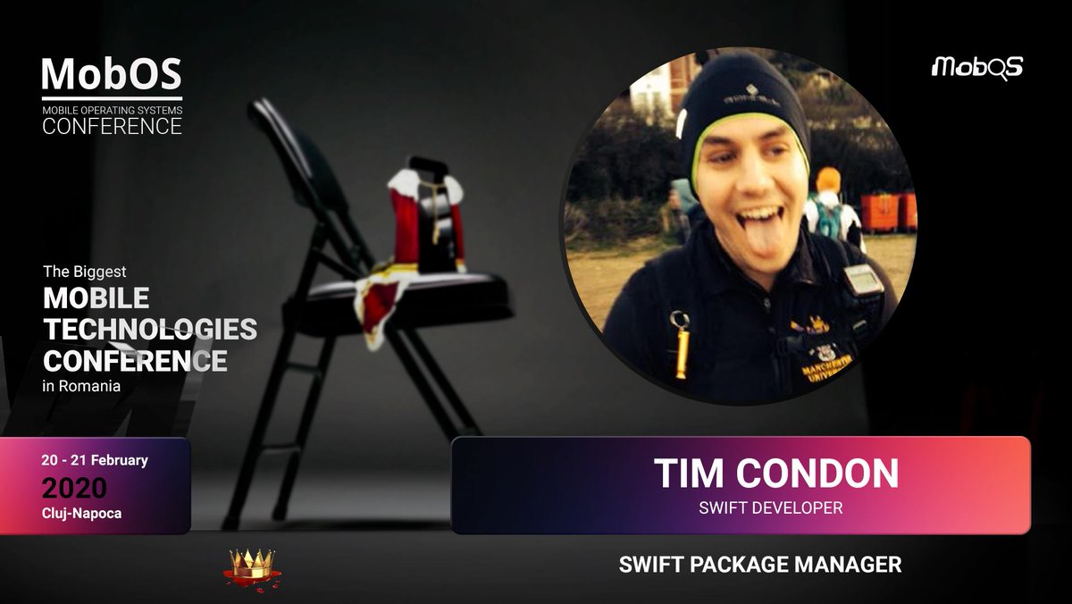 romobos's tweet photo. Kicking-off the speakers' announcements for the iOS track at #MobOS2020, let's welcome today @0xTim! He will be joining us from Manchester to tell us more about #Swift Package Manager.
Read more about him and his topic, here:
https://t.co/ds7Gq7bvjh https://t.co/vSEft4lrGd