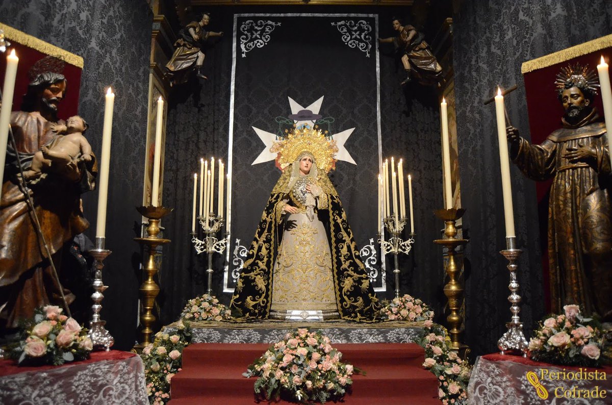 UnCofradeMas's tweet photo. Altar de Besamanos a Nuestra Señora de la Soledad. Foto: @Peri_Cofrade #TDSCofrade #TDSActualidad @hdadsoledad https://t.co/wksDLeh3E2