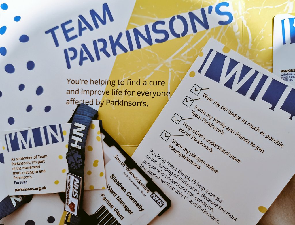 We've started getting our badges on #teamfarries and making our pledges as part of #teamparkinsons #endparkinsons #findacure
You can help the cause at parkinsons.org.uk