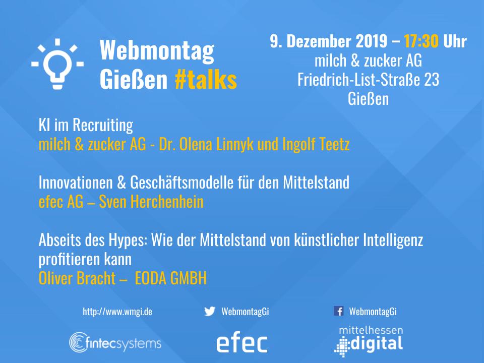 Nicht vergessen! Heute ist #Webmontag #Gießen bei milch &amp; zucker. Wir starten um 17:30 Uhr. wmgi.de