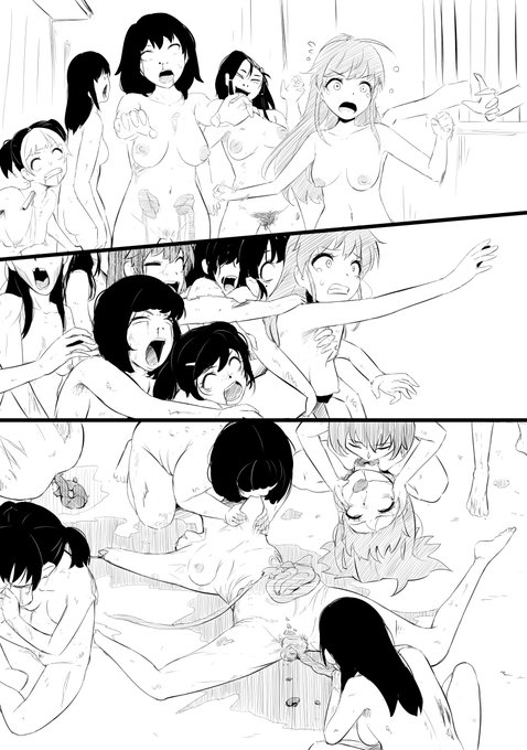 先週分?の絵
ゾンビに食べられる子

#ゾンビ #リョナ  #捕食 