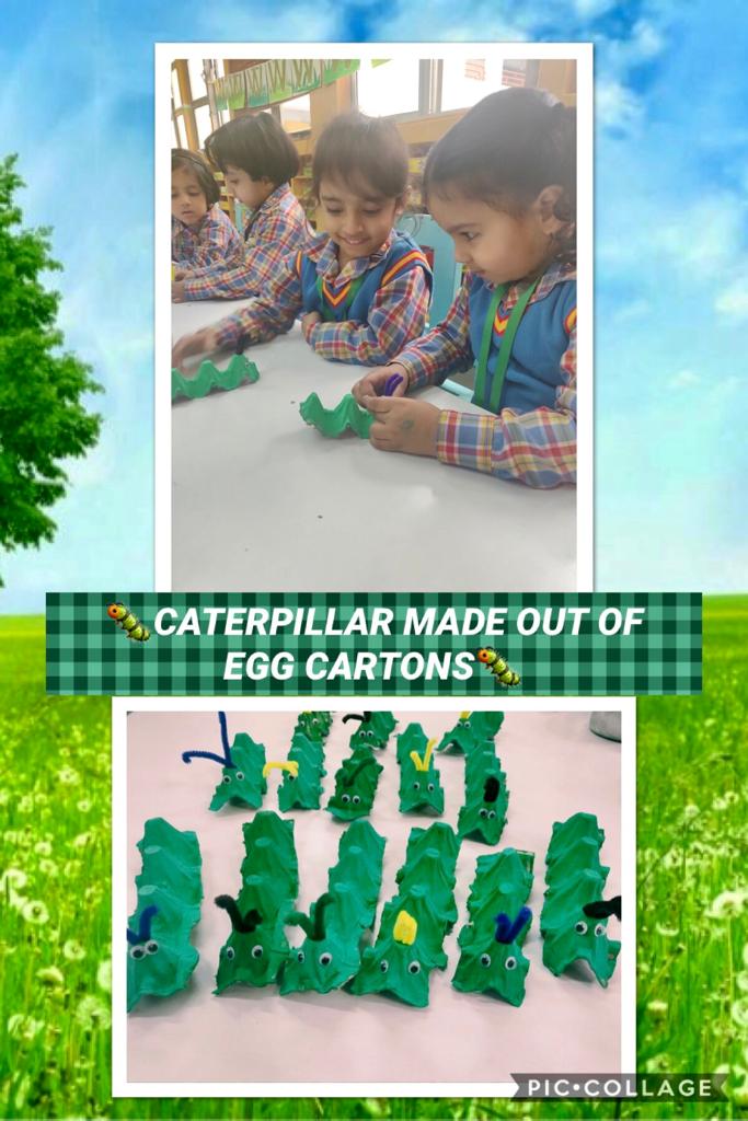 tfsfoundation's tweet photo. Recycling @tfsfoundation
Our preschoolers practice reusing & recycling as they hone their grossmotor skills.
#savetheplanet. They made caterpillars using egg cartons, wiggly eyes, paint & pipe cleaners. #NaturalisticIntelligence #NurseryAdmissions2020 #SouthDelhiSchool #CraftHour https://t.co/0PndPhiWjh