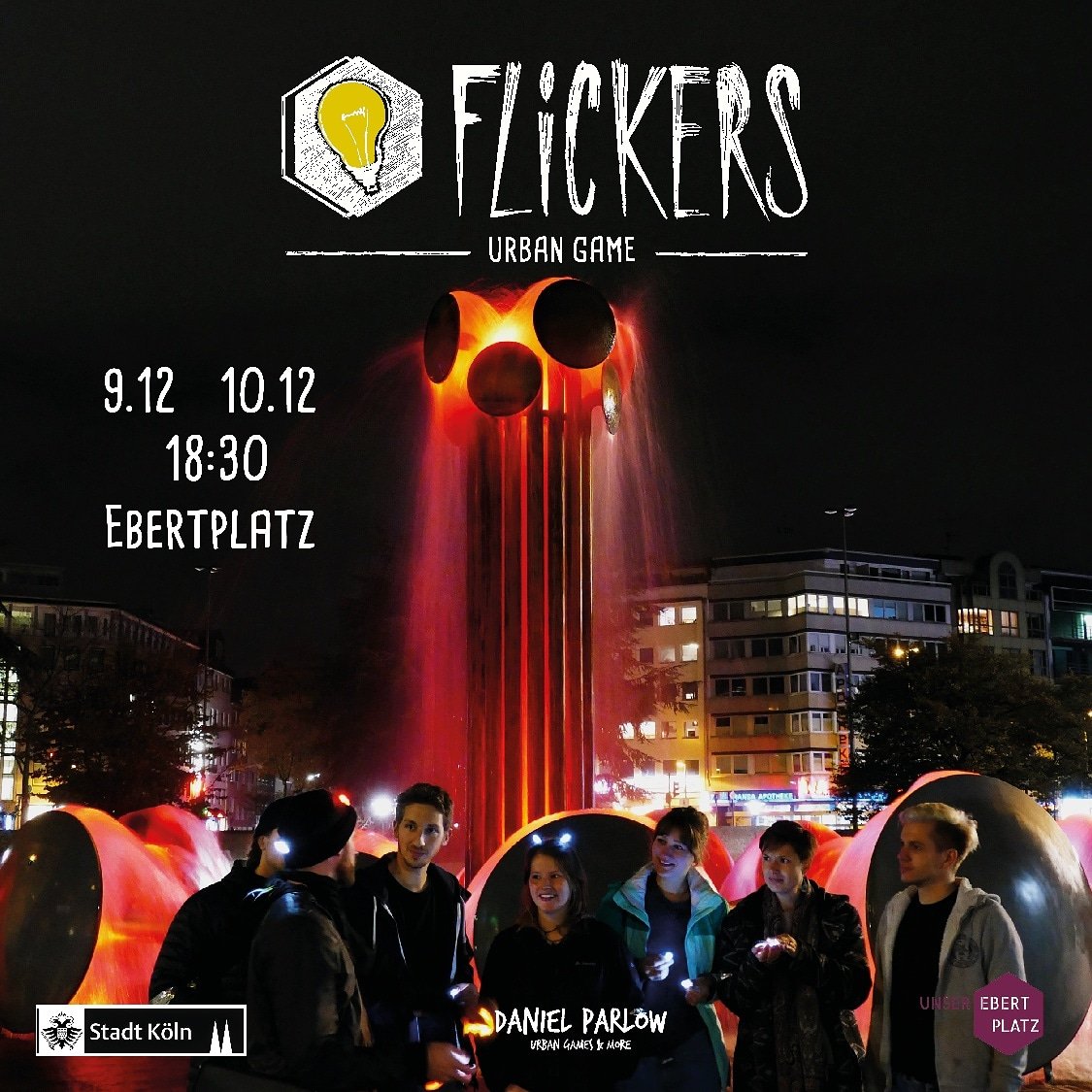SteinPflaster's tweet photo. Heute Premiere!  Ihr könnt aber auch morgen spielen.  Oder nochmal!  

#urbangame #Köln #Ebertplatz https://t.co/EitPJJNZ4h