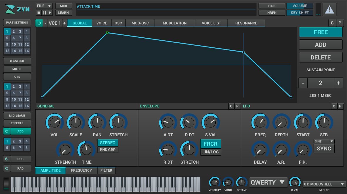 ZynthianBox's tweet photo. Synth Engines in Zynthian Software - ZynAddSubFX
#zynthian #ZynAddSubFX #raspberrypiprojects #hifiberry #opensynth #music #synthetizer #musicmakers #musician #musicgear #recordingmusic #musicprodution #eletronicmusic #opensourcesoftware https://t.co/u5Cruaijcv