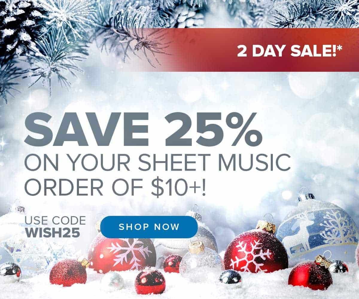 SheetMusicNotes's tweet photo. #Musicians; for two days only, you can get 25% off a #digitalsheetmusic and/or #guitartab purchase of $10 or more. All you have to do is enter coupon code WISH25 when you are ready to checkout at the #PopularSongs #SheetMusic  site [ https://t.co/5tdZHWrL0Z ]. https://t.co/JNypBJ11aG