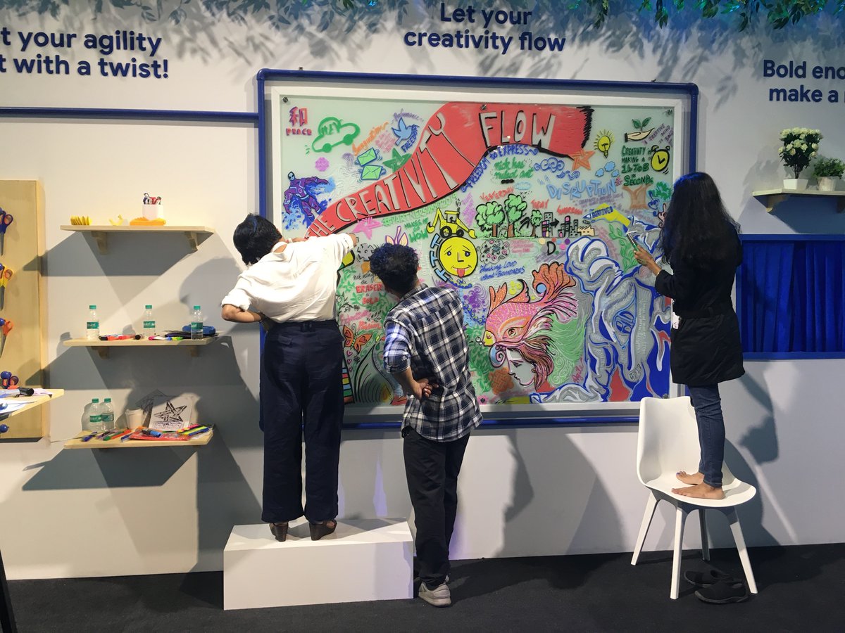nitashanambiar's tweet photo. Doodling at Google summit #partnerssummit2019 https://t.co/bBalwWqIl0