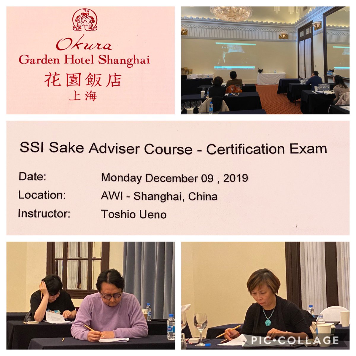 ToshioUeno's tweet photo. Sake Adviser Certification Course at OKURA Garden Hotel Shanghai! #sakeadviser #sakeschholofamerica #okurashanghai #okurahoyel #sakeclass #mastersakesommelier #masterofsake #sakesommelier #tasteofjapan #nihonshu #japnesesake https://t.co/eNZGyAZZaF