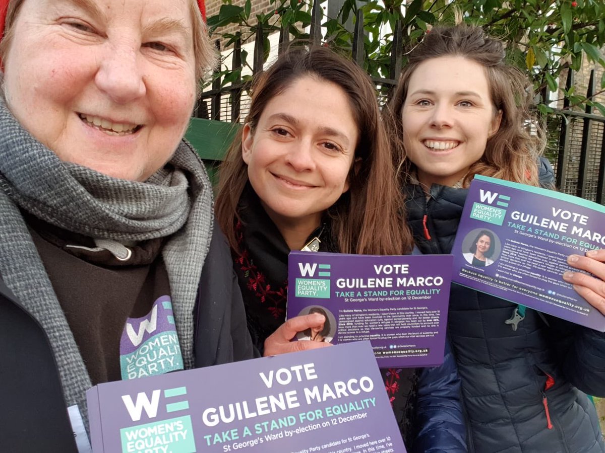 naomijowhite's tweet photo. Only a few more days until 12 Dec... Make sure you get out and VOTE for @GuileneMarco for @WEP_UK #stgeorgesbyelection #stgeorgesward #islingtoncouncil #endvawg https://t.co/UniC8BvQfW