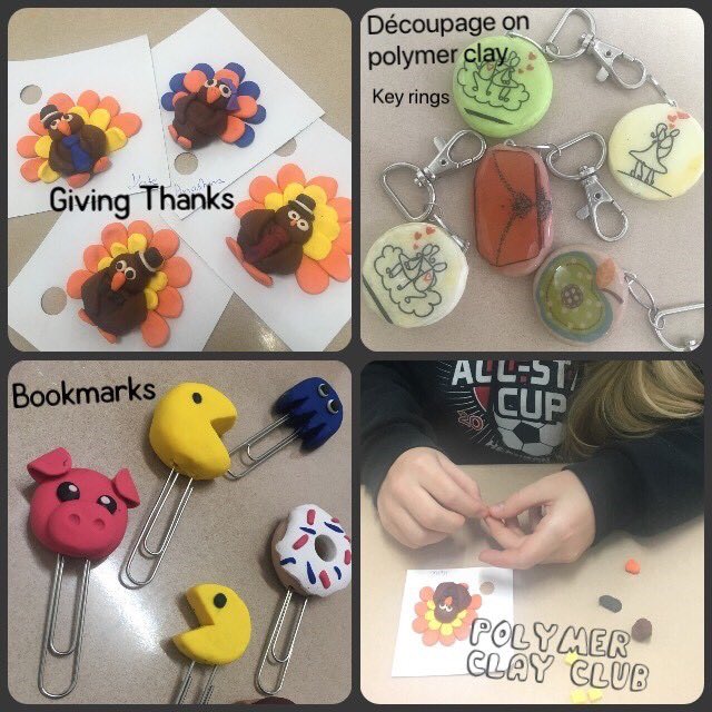 #AISCyprus During the fall sessions of Ms Loizidou’s  Polymer Clay club here at AISC, our young artists concentrated on various techniques such as decoupage on polymer clay and miniatures! The best is yet to come, from these talented people! 
Stay tuned!!