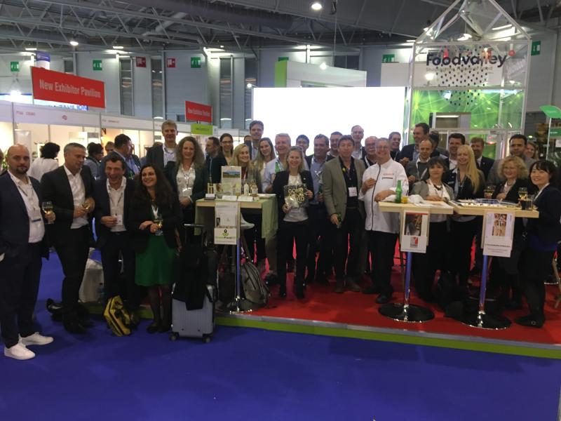 Thank you for the overwhelming interest in our plant-based burger patties and sauces prototypes with GreenFood50 quinoa ingredients at the <a href="/FoodValley_NL/">Foodvalley</a> pavilion <a href="/Fi_Global/">Fi Global</a>. 

Thanks <a href="/FoodValley_NL/">Foodvalley</a>  team, <a href="/erikETEV/">Erik te Velthuis</a>, <a href="/ProVegNL/">ProVeg Nederland</a>  and Nutrimarketing for your excellent support.