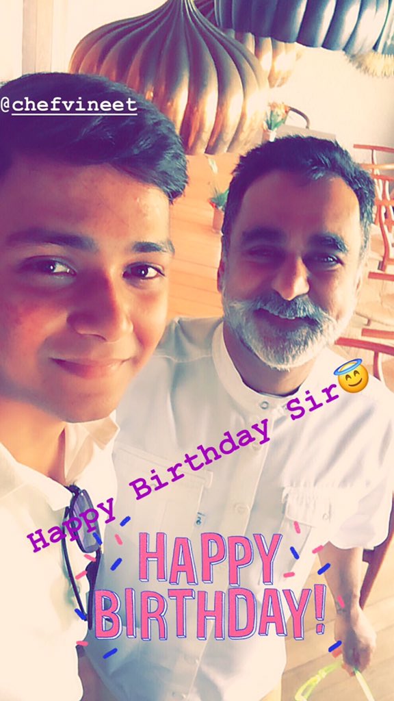 Radhe_1798's tweet photo. Happy birthday chef @Vineet_Bhatia 😇🙏🏿 https://t.co/5msopjFmCD