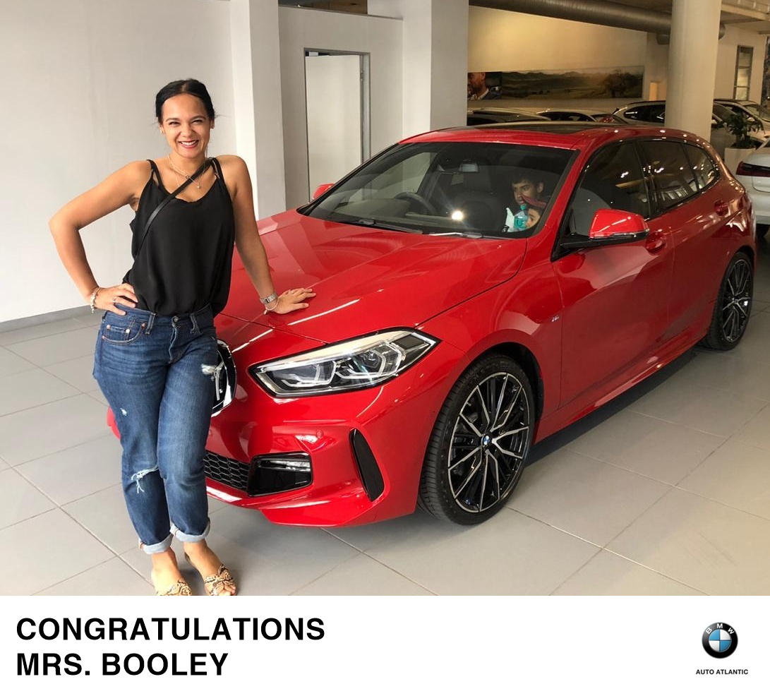 BMWCapeTownCity's tweet photo. Congratulations on taking delivery of the first all-new BMW 1 Series from Auto Atlantic, Mrs. Booley! Here's to all the memories you and your family will be making in your new ride.
Sales Executive: Ryan
#AutoAtlanticBMW https://t.co/0pw8vptOoj