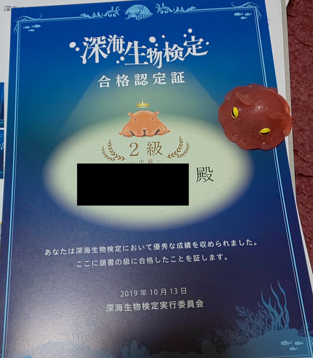 深海生物検定 深海生物検定