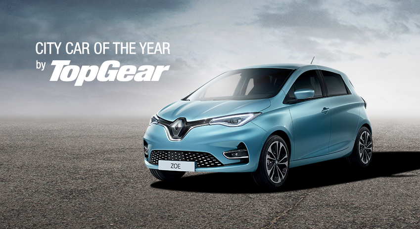 GroupeRenaultEV's tweet photo. .@Groupe_Renault has been named "Manufacturer of the Year'" by @BBC_TopGear! The awards recognize our achievements in 2019… And you know what? Our New #RenaultZOE was also crowned "City Car of the Year". 🏆⚡ https://t.co/lHQe7Vv5Rp