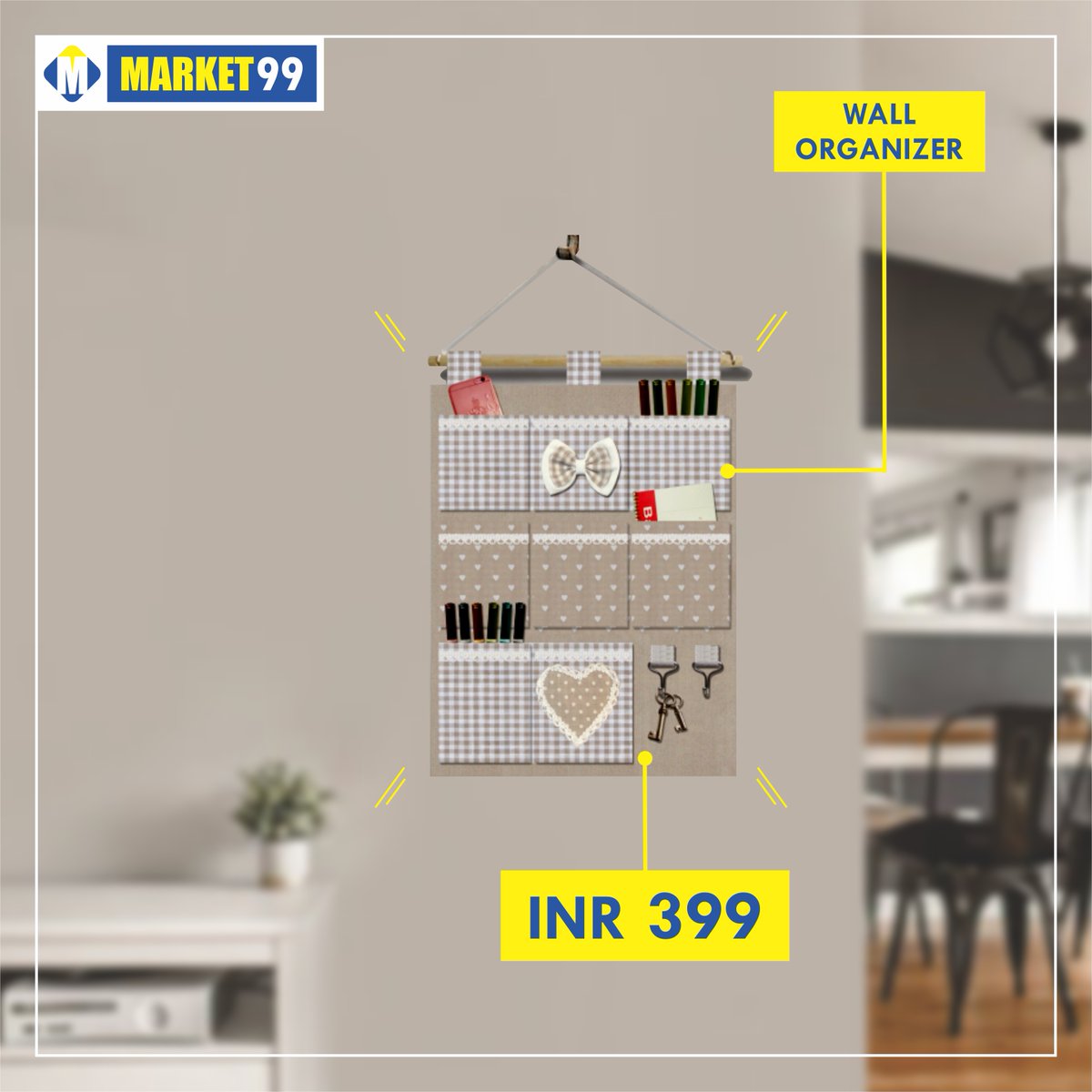 market99india's tweet photo. Visit the nearest Market 99 store and shop the vintage style wall organizers for various small things such as keys, remotes, chargers ,bills, small notepads,  pens, envelopes ,cosmetics etc. 
#Market99 #Market99India #Market99ForEverything https://t.co/DFS4mhEffz