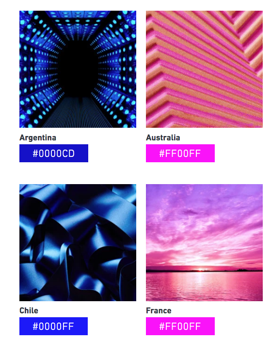 SansFrontiereUK's tweet photo. Shutterstocks' pixel data predicts and we 💜💚💙💛to discover the colours trending around the world! Here are some of the hottest hues for the year ahead from across the pond and beyond. https://t.co/oqQdF5GQL4