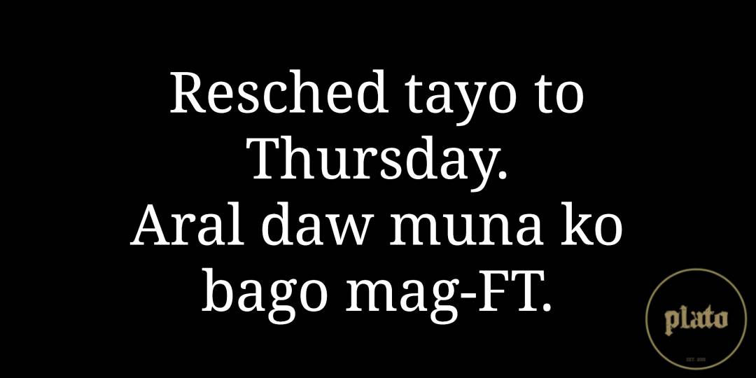 PlatoBarPH's tweet photo. Thursday, December 12, na tayo.
4:00PM to 12:00MN.
Mag-Finals na raw muna ko.

#WhereTraditionBegins #PlatoBarPH #NoGoodbyes #SeeYouLater #BehaveMunaStrictSiDaddy https://t.co/i08NEdJkGC