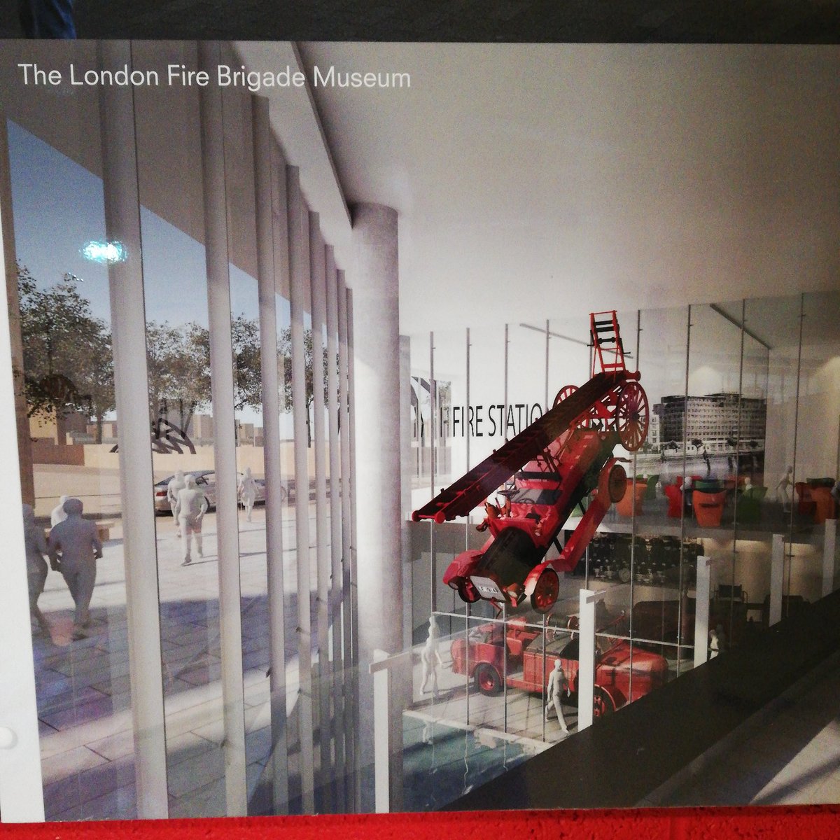 #MondayMotivation with a fragment of the project for the new <a href="/LondonFire/">London Fire Brigade</a> museum which will be the due tribute to the work of firefighters with lots of activities and memories.