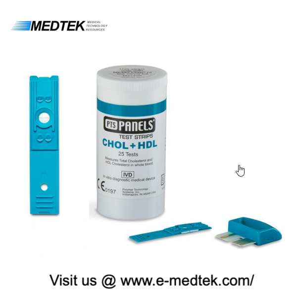 E_Medtek's tweet image. PTS 1821 - #CardioChek CHOL + #HDL Test Strips

CardioChek PTS-1821 measures #Cholesterol and HDL cholesterol, which is used in the diagnosis and treatment of #lipoprotein #metabolism and #lipid disorders. 

Visit us at:
e-medtek.com/cardiochek-tot…

#HDLTestStrips #cholesteroltesting