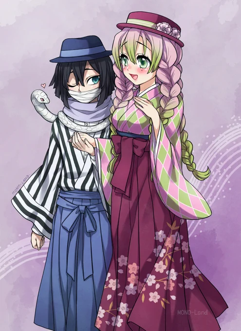 大正浪漫カップル 
#鬼滅の刃 #ぎゆしの #おばみつ #炭カナ #ぜんねず 
https://t.co/RKTx78B8V7 