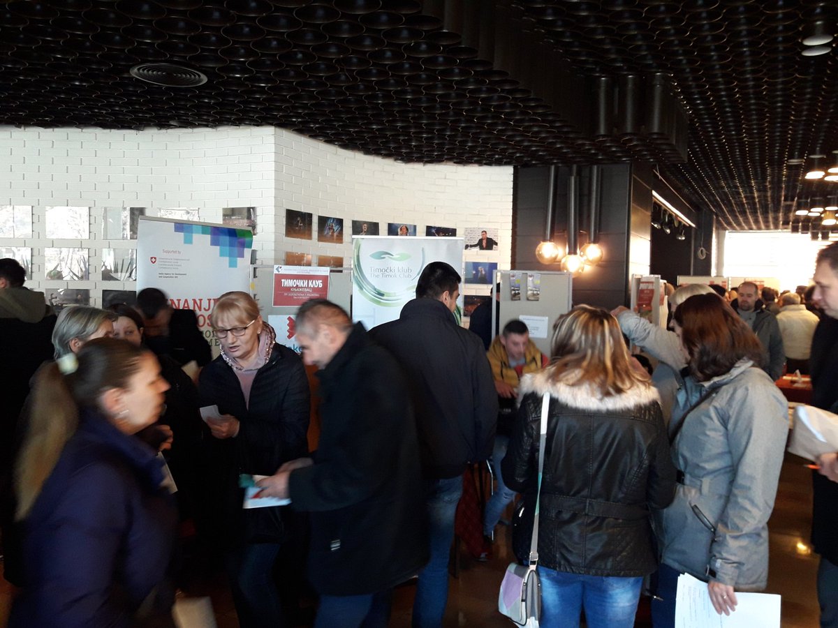 Danas na Sajmu zapošljavanja. 
#znanjemdoposla #nirasipconsult