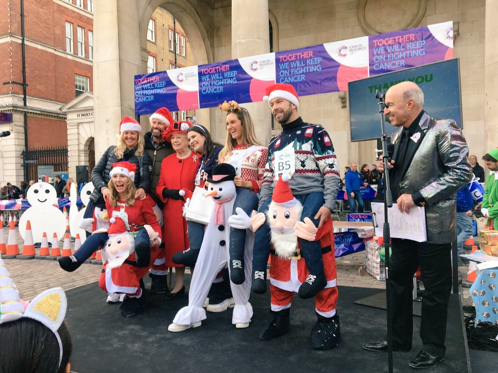 What a fantastic day at The 39th Christmas Pudding Race 😆. Don't worry if you missed out this year. Mr Pudding turns 40 in 2020, so the race will be bigger and better than ever. Updates coming soon. Btw Winners of best fancy dress pic below 🤩 #Christmas #race #cruk
